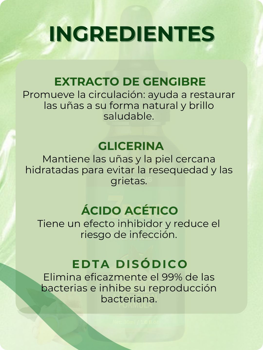 Detalle del envase del Serum 7 Days reparador de uñas