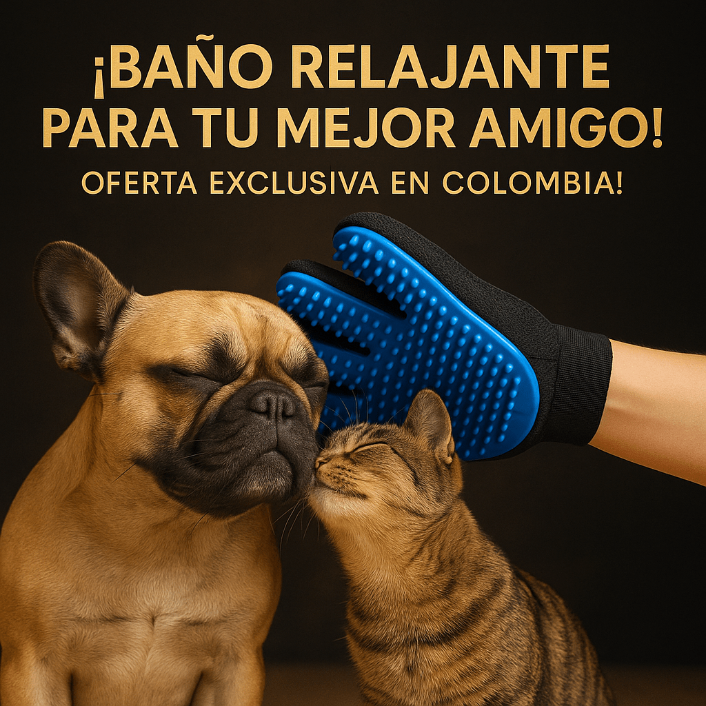 🧤🚿 Guante Ducha para Mascotas 🐶🐱 - Golden Group Enterprise