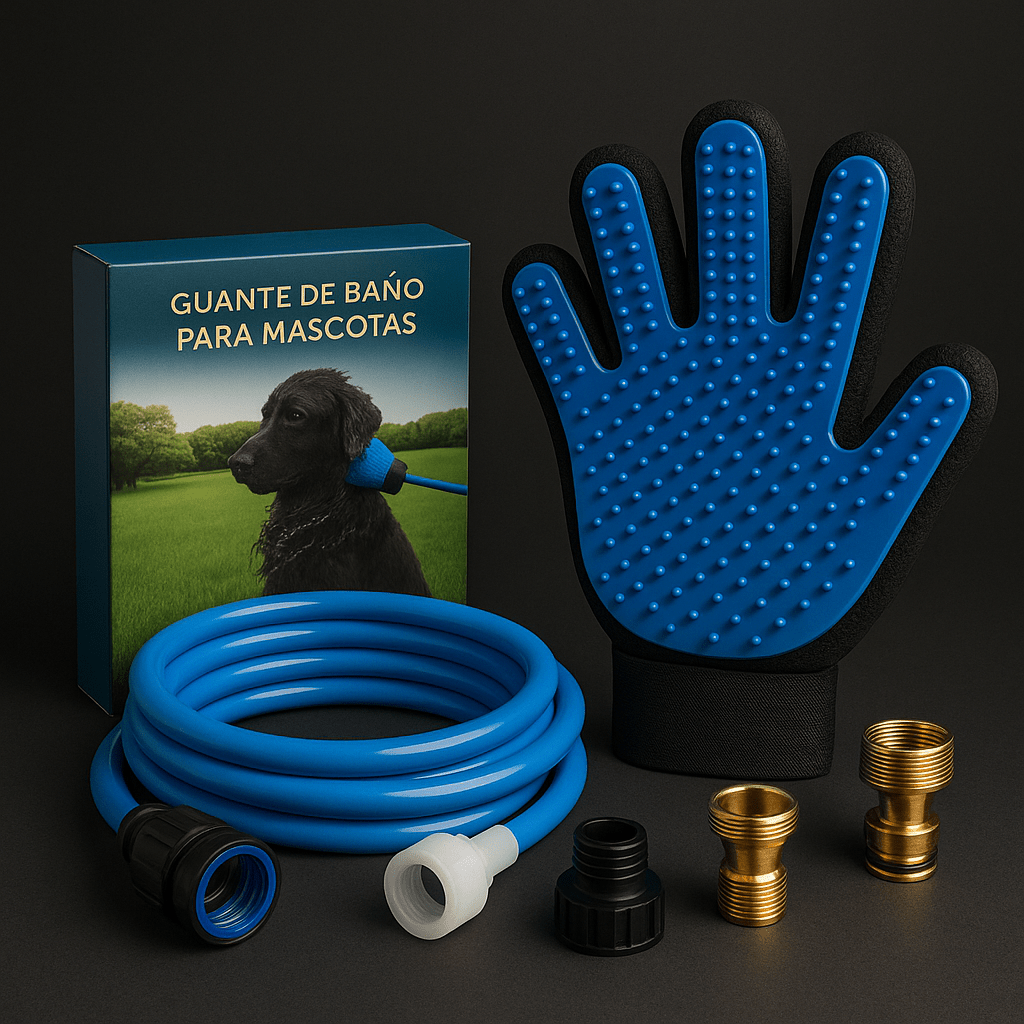 🧤🚿 Guante Ducha para Mascotas 🐶🐱 - Golden Group Enterprise