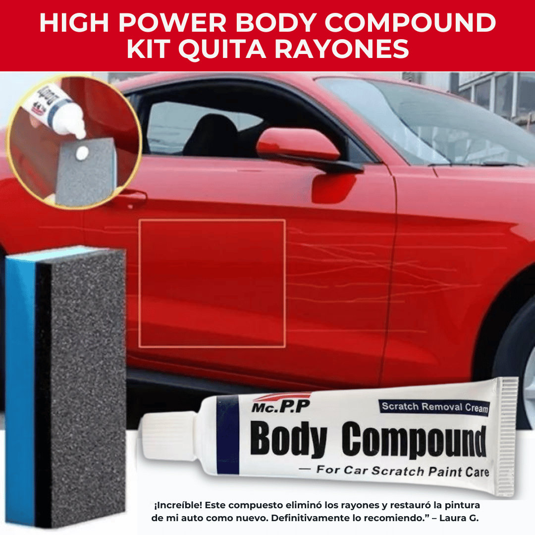 HIGH POWER BODY COMPOUND - KIT QUITA RAYONES