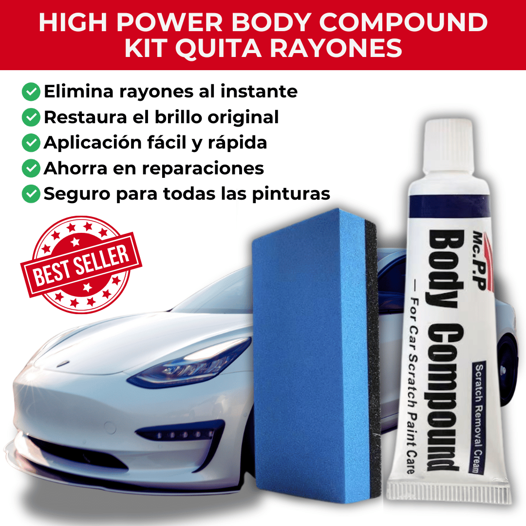 HIGH POWER BODY COMPOUND - KIT QUITA RAYONES