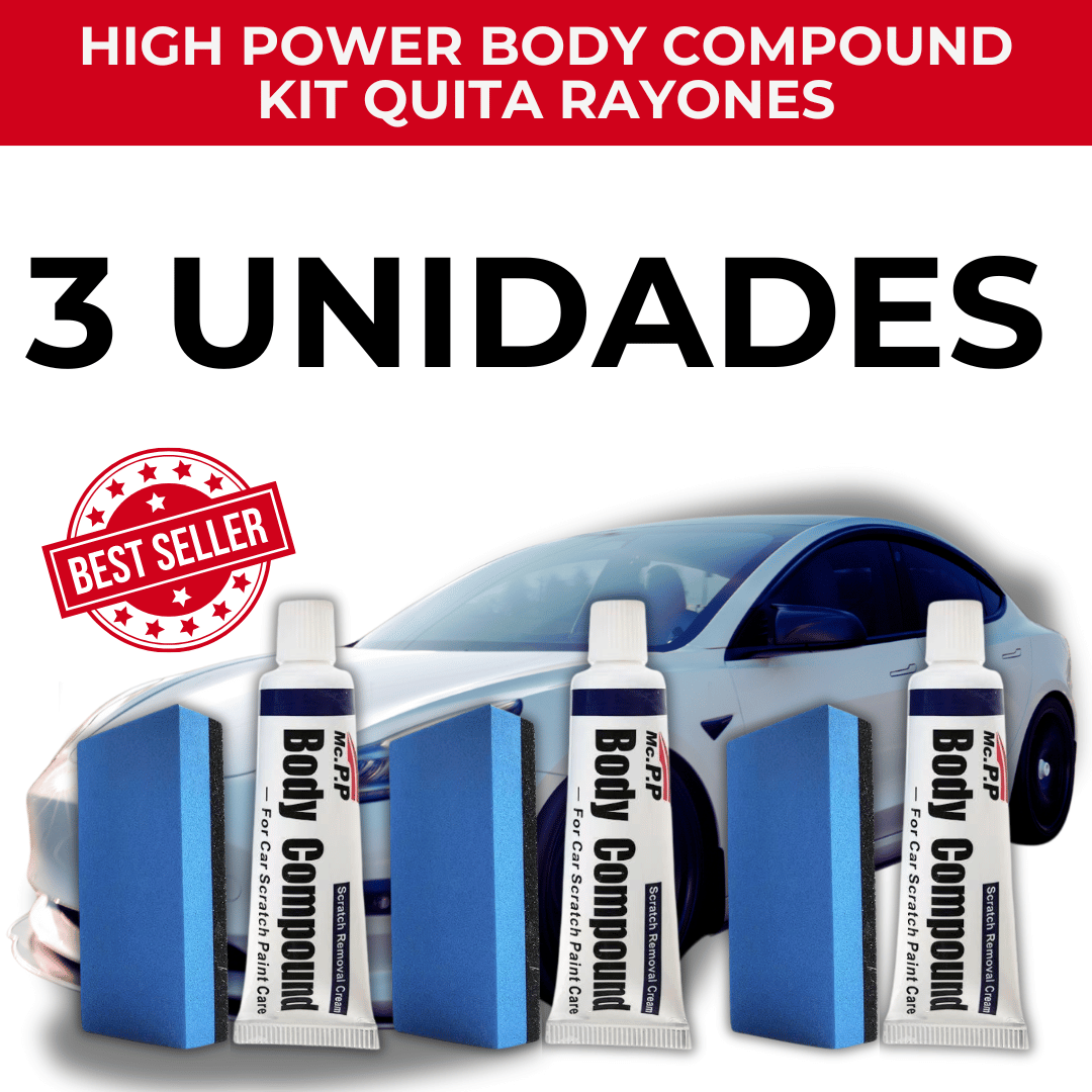 HIGH POWER BODY COMPOUND - KIT QUITA RAYONES