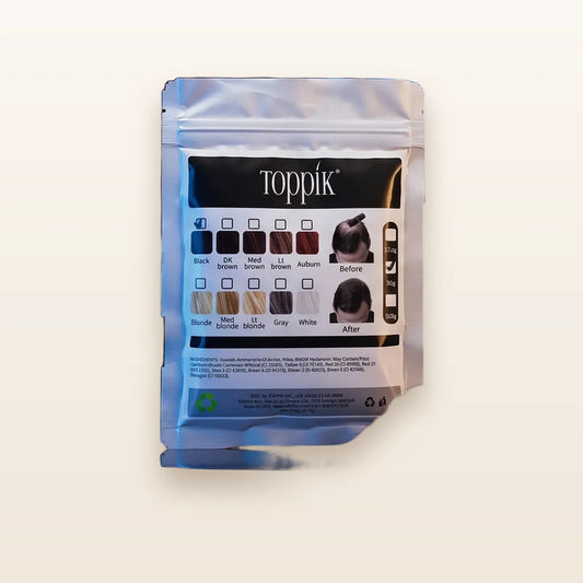 Bolsa de Recarga Toppik sobre fondo claro