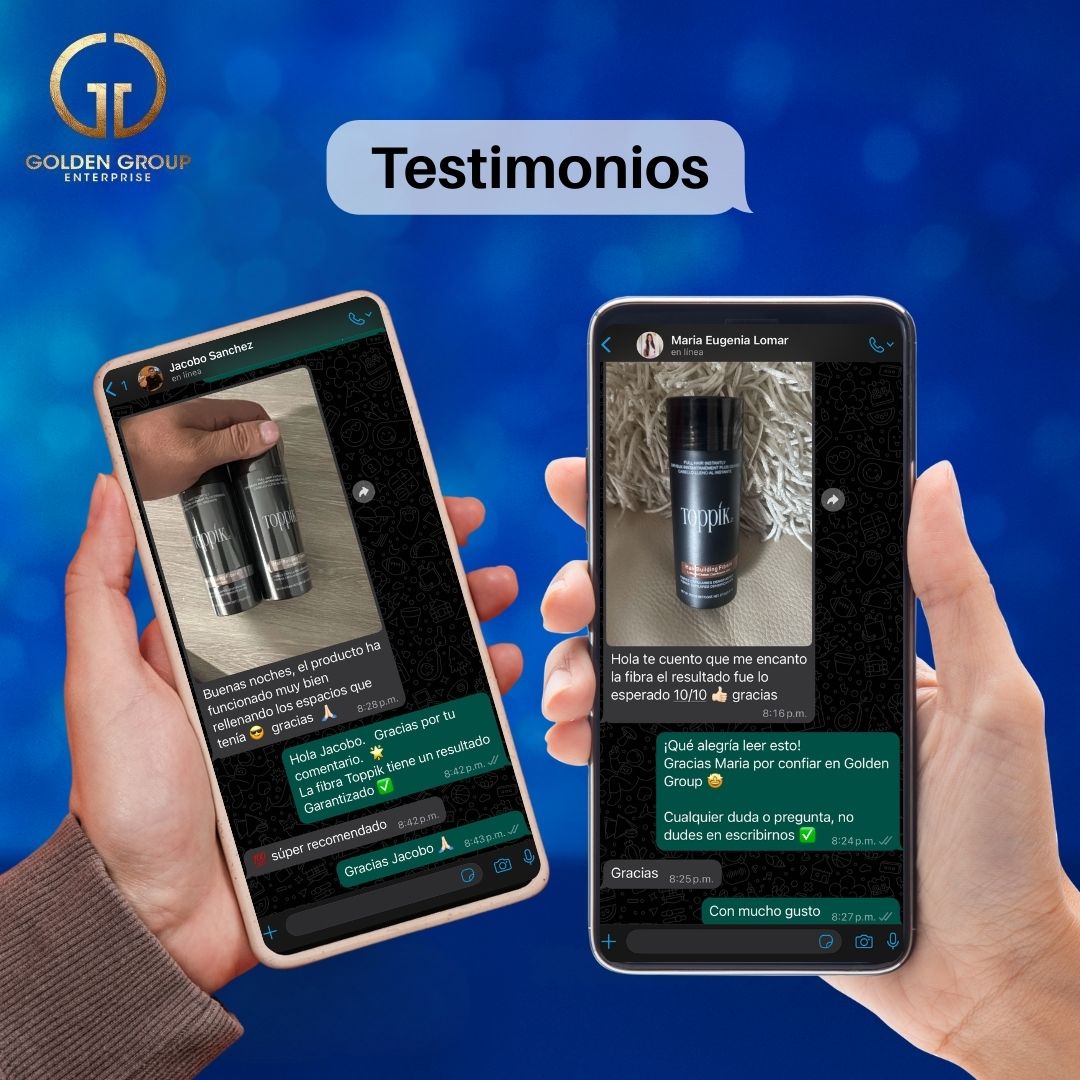 FIBRA CAPILAR TOPPIK 27.5G ORIGINAL - Golden Group Enterprise