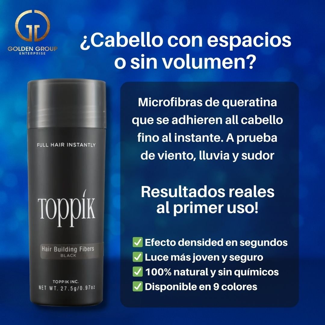 FIBRA CAPILAR TOPPIK UPSELL - Golden Group Enterprise
