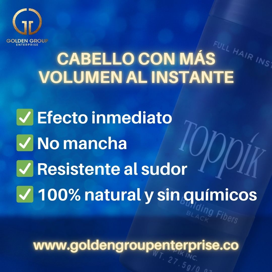 FIBRA CAPILAR TOPPIK UPSELL - Golden Group Enterprise