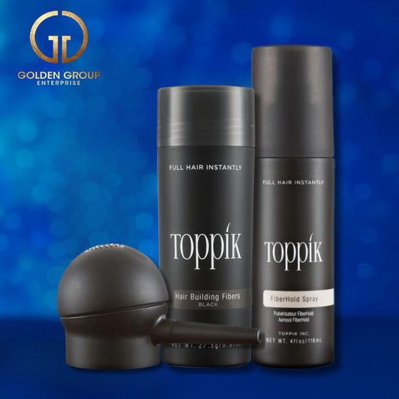 FULL KIT TOPPIK - FIBRA CON ATOMIZADOR Y FIJADOR - Golden Group Enterprise