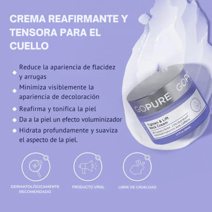 💎 GoPure® Reafirmante de Cuello - Golden Group Enterprise