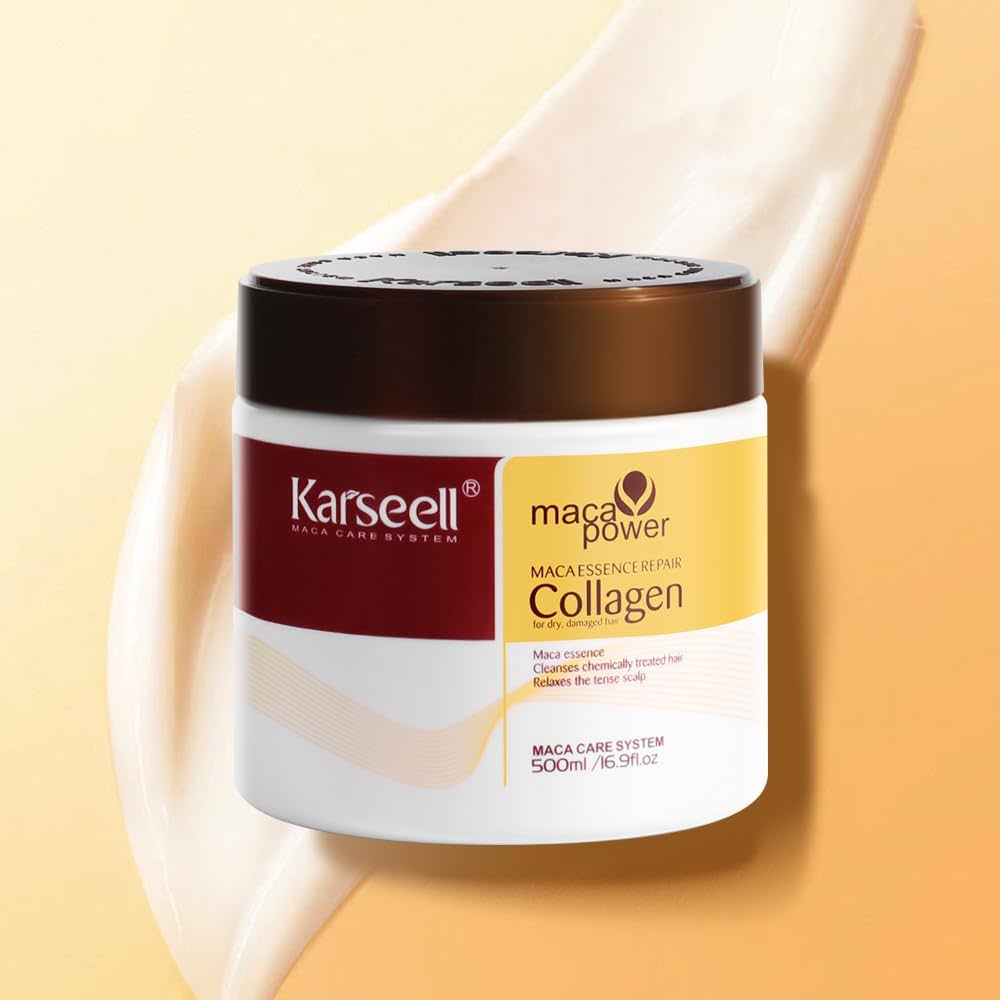 Karseell Maca Power Original 500ml | Colágeno Capilar con Maca para Fortalecer y Reparar el Cabello - Golden Group Enterprise