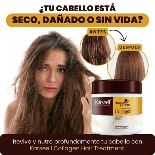 Karseell Maca Power Original 500ml | Colágeno Capilar con Maca para Fortalecer y Reparar el Cabello - Golden Group Enterprise
