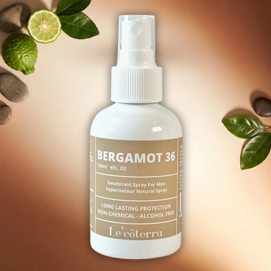 Bergamot 36 de Le'côterra de 120 ml, aroma cítrico de bergamota, base agua sin alcohol ni parabenos