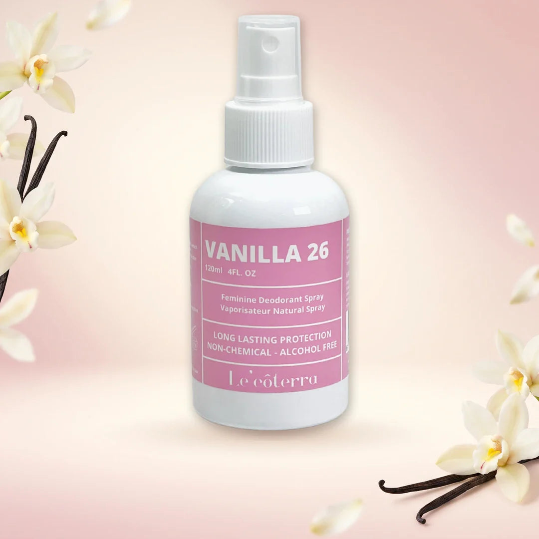 Vanilla 26 de Le'côterra de 120 ml, aroma vainilla dulce, base agua sin alcohol ni parabenos