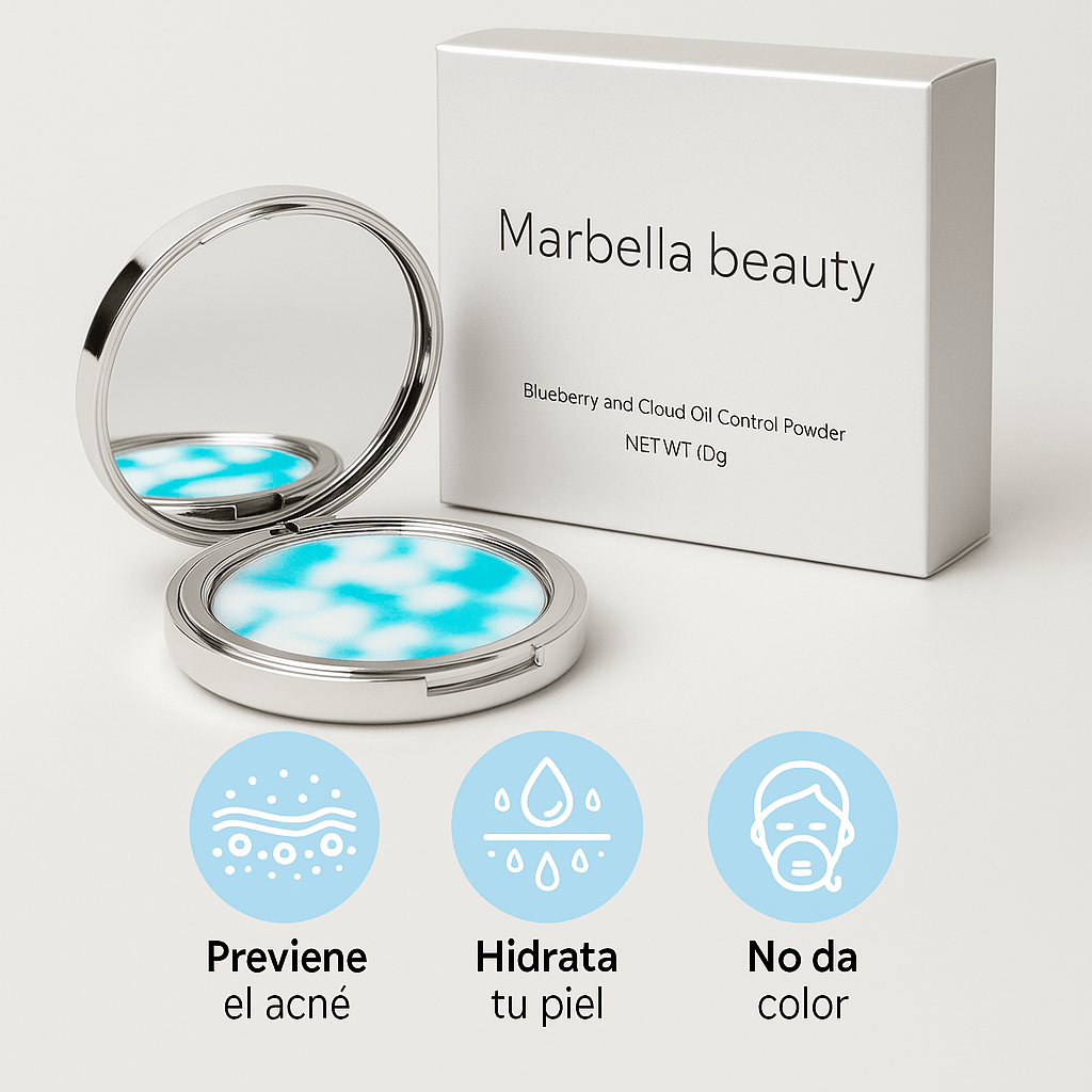 Marbella Beauty | Polvo Matificante para Control de Brillo - Golden Group Enterprise