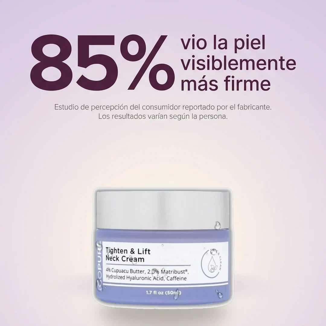 85 por ciento de las usuarias vio la piel visiblemente más firme