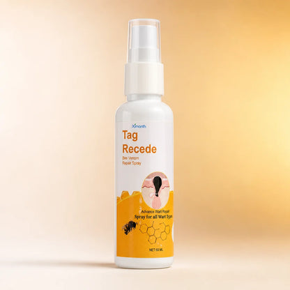 Tag Recede, spray con veneno de abeja, packshot de estudio