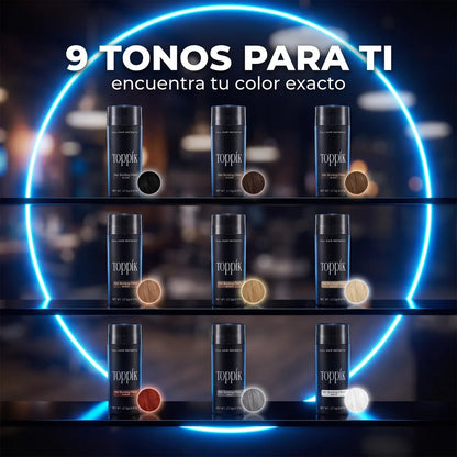 Kit Toppik #2 | Fibra Capilar + Fijador para Cobertura Duradera y Fijación Profesional