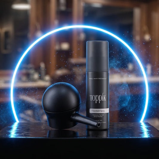 Kit Toppik #3 | Atomizador + Fijador para Aplicación Precisa y Fijación Profesional (Sin Fibra)